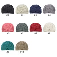 Women's Basic Solid Color Eaveless Wool Cap main image 2