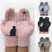 Unisex Cute Cat Gloves 1 Pair main image 1