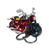 Cartoon Style Motorcycle Alloy Plastic Unisex Bag Pendant Keychain main image 3
