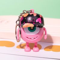 Cute Funny Cartoon Character Plastic Unisex Bag Pendant Keychain sku image 2