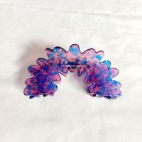 French Style High-grade Wave Clouds Grip Barrettes Female Back Head Acetate Hair Jaw Clip Grip Elegant Shark Clip Ins Style sku image 3