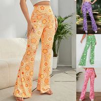 Women's Daily Street Casual Flower Full Length Printing Casual Pants main image 1
