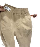 Casual Solid Color Cotton Boys Pants main image 3