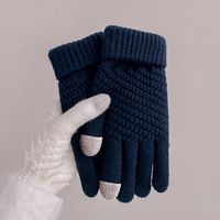 Unisex Simple Style Solid Color Gloves 1 Set sku image 3