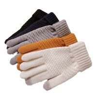 Unisex Simple Style Solid Color Gloves 1 Set main image 3