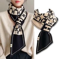 Women's Elegant Streetwear Stripe Polyester Scarf sku image 3