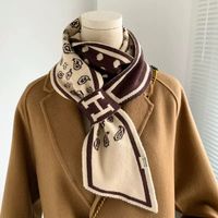 Women's Elegant Streetwear Stripe Polyester Scarf sku image 18