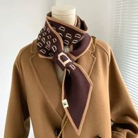 Women's Elegant Streetwear Stripe Polyester Scarf sku image 11