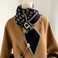 Women's Elegant Streetwear Stripe Polyester Scarf sku image 8