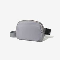 Unisex Sports Solid Color Pu Leather Waist Bags sku image 2