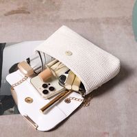 Women's Pu Leather Solid Color Streetwear Square Magnetic Buckle Shoulder Bag main image 5