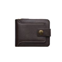 Men's Solid Color Pu Leather Buckle Wallets sku image 1