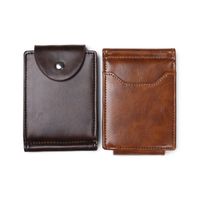 Men's Solid Color Pu Leather Flip Cover Wallets main image 1