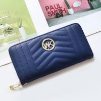 Unisex Solid Color Pu Leather Zipper Wallets sku image 4