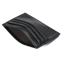 Men's Solid Color Pu Leather Open Card Holders main image 4