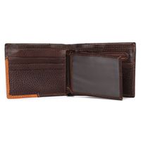 Men's Solid Color Leather Open Wallets main image 3