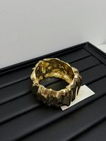 Vintage Style Solid Color Alloy Plating Unisex Bangle sku image 1