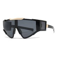 Einfacher Stil Farbblock Pc Speziell Geformter Spiegel Halbrahmen Brille sku image 1