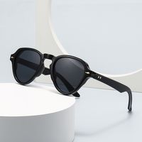 Simple Style Color Block Pc Round Frame Full Frame Glasses main image 4