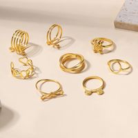Simple Style Heart Shape Alloy Wholesale Open Rings main image 6