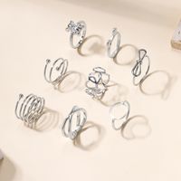 Simple Style Heart Shape Alloy Wholesale Open Rings main image 2