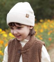 Children Unisex Basic Solid Color Wool Cap main image 1