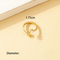 Vintage Style Geometric Round Alloy Wholesale Open Rings main image 5