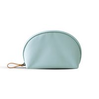 Elegant Solid Color Nylon Shell Makeup Bags sku image 1