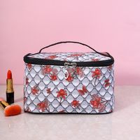 Elegant Butterfly Pu Leather Square Makeup Bags main image 2
