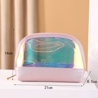 Vacation Solid Color Tpu Storage Bag Makeup Bags main image 2