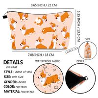 Cute Animal Polyester Dumpling Shape Makeup Bags main image 4