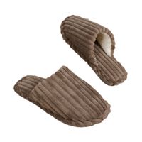 Women's Casual Solid Color Round Toe Cotton Slippers main image 3