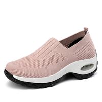 Femmes Des Sports Couleur Unie Bout Rond Chaussures Décontractées main image 2