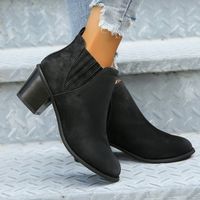 Women's Streetwear Solid Color Point Toe Martin Boots main image 4