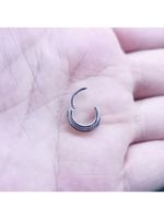 Simple Style Classic Style Solid Color Stainless Steel Nose Ring main image 5