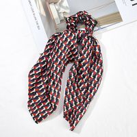 Simple Style Classic Style Color Block Cloth Satin Hair Tie sku image 8