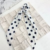 Simple Style Classic Style Color Block Cloth Satin Hair Tie sku image 17