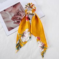 Simple Style Classic Style Color Block Cloth Satin Hair Tie sku image 34