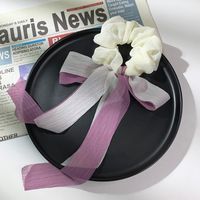 Simple Style Classic Style Color Block Cloth Satin Hair Tie sku image 54