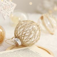 Weihnachten Einfacher Stil Ball Kunststoff Innen Gruppe Hängende Ornamente main image 2