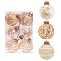 Weihnachten Einfacher Stil Ball Kunststoff Innen Gruppe Hängende Ornamente main image 4
