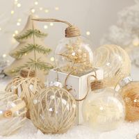 Christmas Simple Style Ball Plastic Indoor Party Hanging Ornaments main image 3