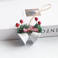 Christmas Pastoral Simple Style Bell Iron Indoor Party Festival Hanging Ornaments sku image 1