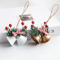 Christmas Pastoral Simple Style Bell Iron Indoor Party Festival Hanging Ornaments main image 3
