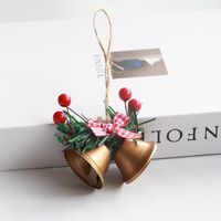 Christmas Pastoral Simple Style Bell Iron Indoor Party Festival Hanging Ornaments sku image 4