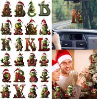 Christmas Cartoon Style Cute Cartoon Character Arylic Indoor Party Festival Hanging Ornaments main image 4
