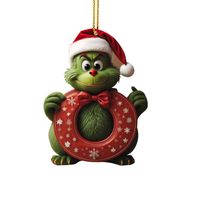 Christmas Cartoon Style Cute Cartoon Character Arylic Indoor Party Festival Hanging Ornaments main image 3