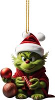 Christmas Cartoon Style Cute Cartoon Character Arylic Indoor Party Festival Hanging Ornaments sku image 14
