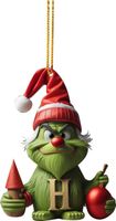 Christmas Cartoon Style Cute Cartoon Character Arylic Indoor Party Festival Hanging Ornaments sku image 8