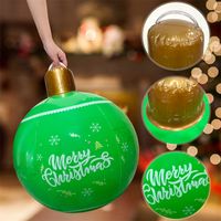 Christmas Simple Style Letter Pvc Outdoor Party Hanging Ornaments main image 2